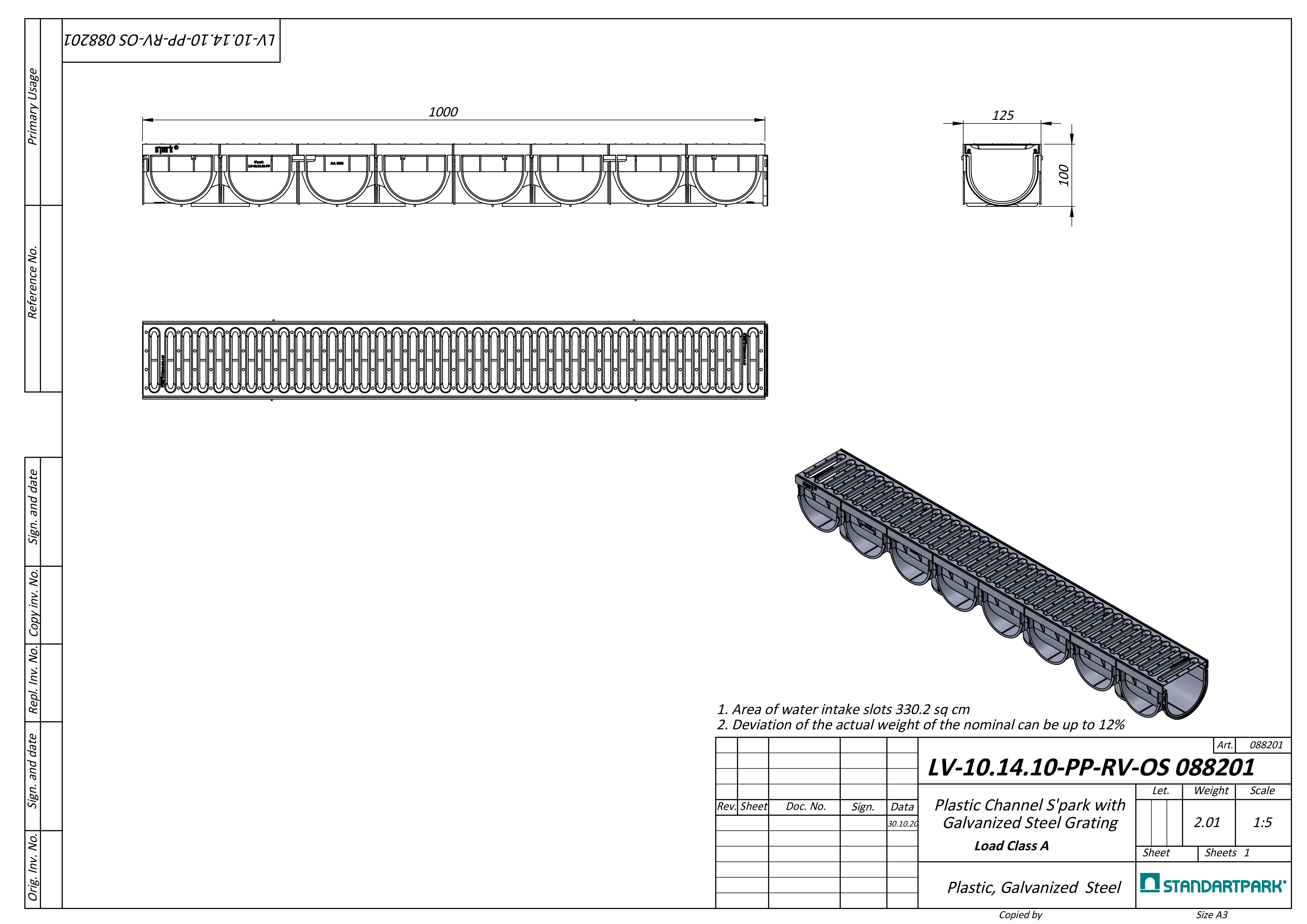 plastovy-zlab-vodaland-easy-a15-s-pozinkovanou-mrizi-1000-x-125-x-100-mm